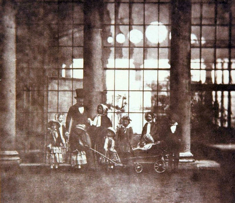 Roger Fenton's royal family, Buckingham Palace